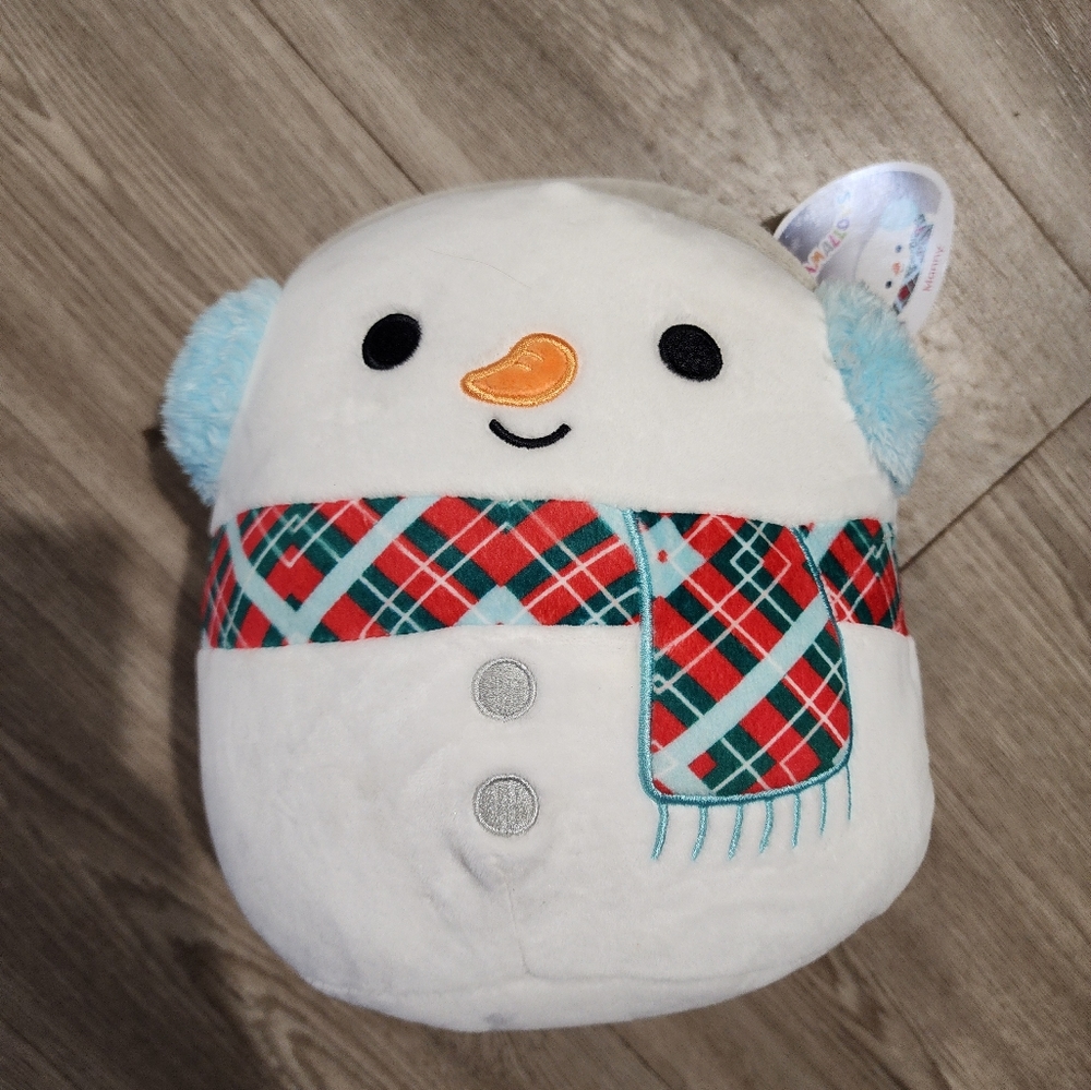 Squishmallow Galindo the Snowman | Christmas 2023 Ornament 4” Plush | Rare Tags